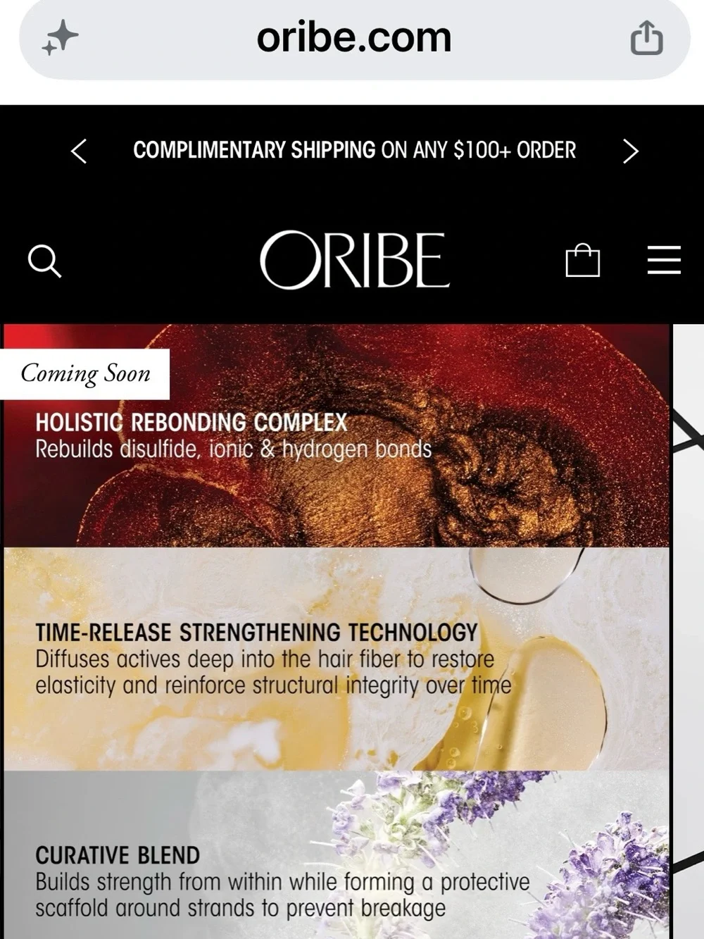 The Oribe Hair Alchemy Bond Building Elixir 3.4 oz Released 7/13/26!!